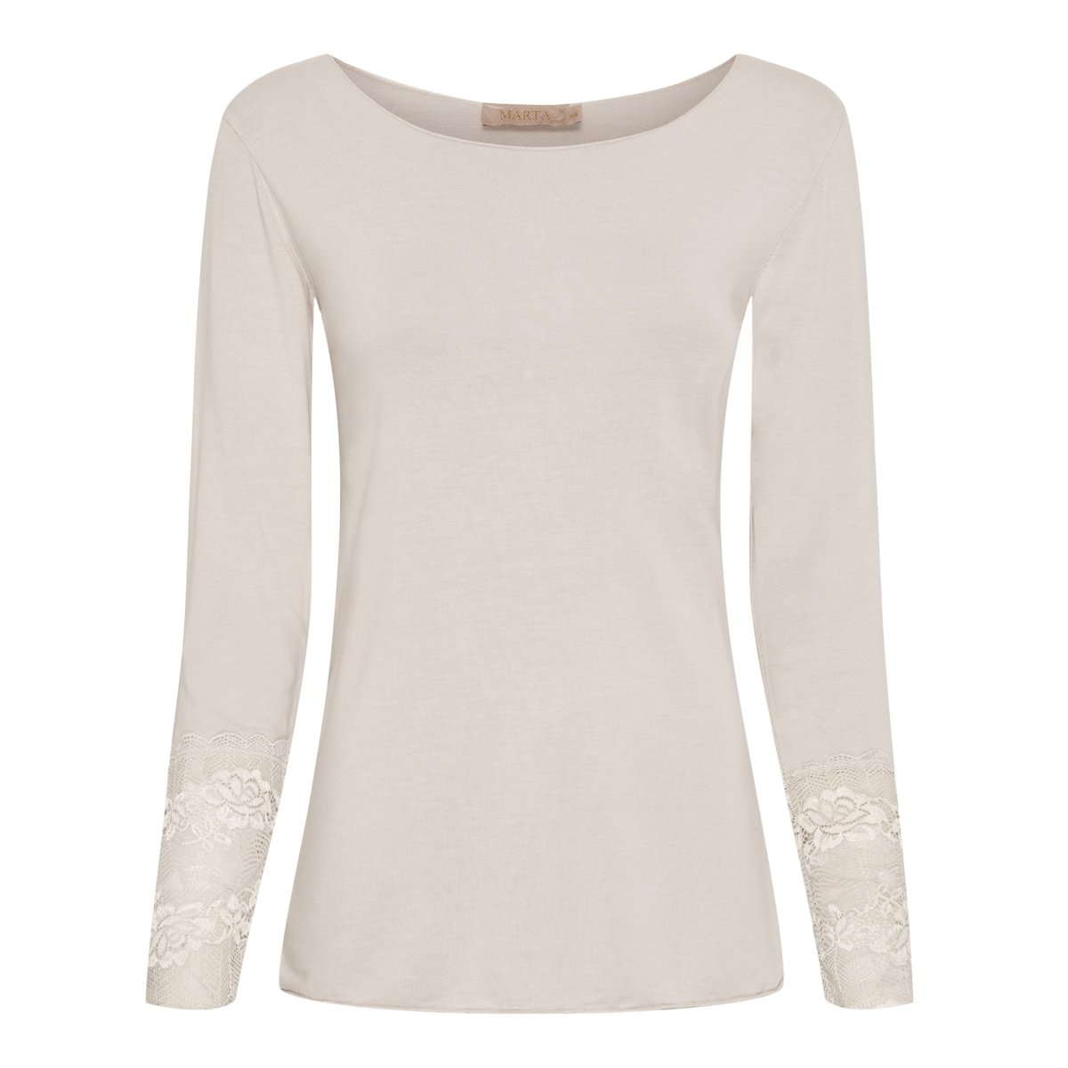 11297 T-shirt, Beige - Marta / Butik Kamille